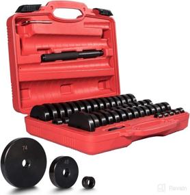 img 4 attached to 🔧 Complete 52 Piece Bush Bearing and Seal Drive Set: Efficient Bearing Bushing Removal and Installation Tool Kit