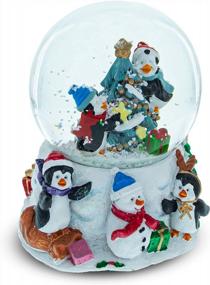 img 3 attached to Festive Penguin Snow Globe - Decorate Your Christmas Tree With A Magical Winter Wonderland!