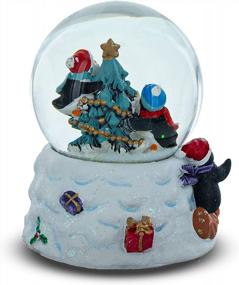 img 2 attached to Festive Penguin Snow Globe - Decorate Your Christmas Tree With A Magical Winter Wonderland!