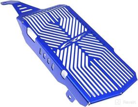 img 4 attached to GYUKSIA Radiator Grille Guard Cover Shield Protective Compatible With HONDA CRF 300L CRF300L 2021 (Blue)