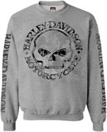 harley davidson pullover sweatshirt willie 30296655 logo