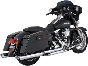 img 1 attached to 🔊 Vance &amp; Hines Duals Chrome Exhaust for 2009-2016 Touring Models