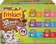 🥣 purina friskies gravy sensations farm and fish wet cat food variety pack - (24) 3 oz. pouches logo