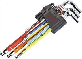 img 4 attached to Get The Perfect Grip With DELIXI'S 9-Piece Metric Hex Key Wrench Set!