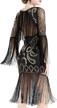 babeyond 1920s flapper dress long fringe gatsby dress roaring 20s sequin beaded dress vintage art deco dress logo