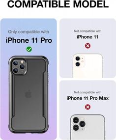 img 3 attached to Raptic Shield Clear Case For IPhone 11 Pro: Military-Grade Protection With Anti-Yellowing Technology