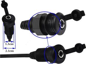 img 2 attached to 🔌 zdyCGTime 3.5MM AUX Panel Mount Cable - Dash Mount, Flush Mount, 1M Length - Ideal for Car, Boat, Motorcycle