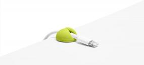 img 2 attached to Organize Your Cables In Style With Bluelounge CableDrop Mini Bright - BLUCDM-BR