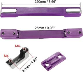 img 1 attached to Uxcell Luggage Handle Replacement Suitcase Exterior Accessories ... Towing Products & Winches