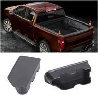 🚛 truck bed rail stake pocket covers for gmc sierra 1500/chevy silverado 1500 2019-2022 & silverado/sierra 2500/3500 hd 2020-2022 rear tonneau covers логотип