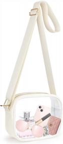 img 4 attached to Stadium-Approved Clear Crossbody Bag For Concerts, Sports, And Festivals