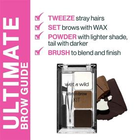 img 2 attached to 💃 Enhance Your Look with Wild Ultimate Brow Dark Brown: The Perfect Brow Solution