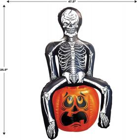 img 2 attached to 25.5'' X 47.5'' Beistle Inflatable Skeleton Party Pooper Coolers - 2 Piece Set!