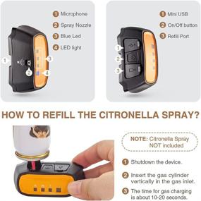 img 1 attached to 🐶 Kaiertcat Citronella Bark Collar: Effective Spray Anti-Barking Device for Dogs with Auto-Detection and Adjustable Sensitivity