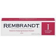 😁 unleash a dazzling smile with rembrandt intense stain removal toothpaste logo