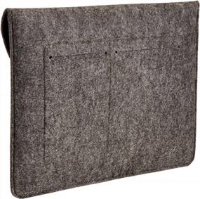 img 2 attached to Achieve Superior Protection with Amazon Basics 13 Inch Felt MacBook Laptop Sleeve Case - Charcoal