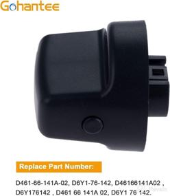 img 1 attached to 🔑 Gohantee Ignition Key Knob Push Turn Switch - Direct Replacement for D461-66-141A-02 D6Y1-76-142 - Fits 2006-2007 Mazda 6, 2007-2012 Mazda CX-7 and CX-9