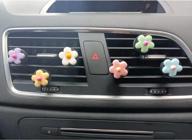 pack of 8 dedc colorful car vent clip air fresheners for effective car fragrancing logo