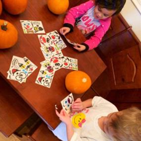 img 3 attached to Spooky Fun: 36 Packs Of Halloween Pumpkin Decorating Stickers With 12 Designs - Perfect For Trick Or Treat Party Favors!