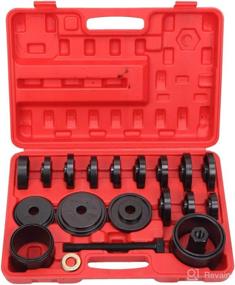 img 4 attached to 🔧 Complete 23 Piece FWD Front Wheel Drive Bearing Adapters Puller Press Tool Kit: Efficient Replacement Installer & Removal Tool Set