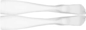 img 1 attached to 2X-Large NuVein Surgical Stockings - 18MmHg Embolic Recovery Support, Unisex Knee High Fit, Closed Toe White