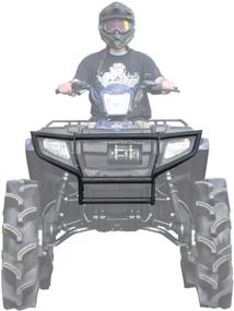 img 2 attached to SuperATV Heavy-Duty Front Bumper for Polaris Sportsman 450/500/600/700/800 - Ideal for Brush & Debris Protection - Black Textured Finish - Effortless Bolt-On Installation - Full Front End Protection!