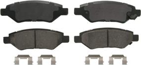 img 4 attached to 🔵 Wagner ZD1337 Ceramic Disc Brake Pad Set at QuickStop