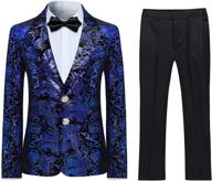 golden jacquard wedding boys' tuxedo: formal suits & sport coats logo