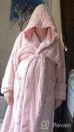 img 1 attached to Get Cozy In Style With PAVILIA Women'S Hooded Plush Fleece Bathrobe review by Brian Batiste