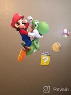 img 1 attached to Super Mario Bros. Yoshi And Mario Giant Wall Decals By RoomMates - Peel And Stick, 23" X 32 review by Andy Thorson