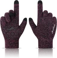 achiou touchscreen gloves winter texting men's accessories ~ gloves & mittens logo