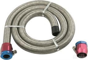 img 1 attached to 🔧 Enhance Fuel Performance with Mr. Gasket 1526 Universal Steel Braided Fuel Line