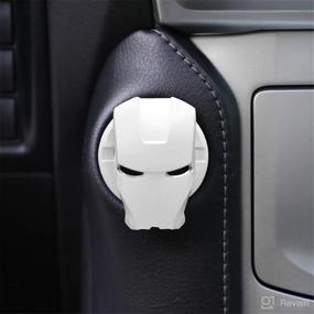 img 3 attached to Car Engine Start Stop Button Cover Push Start Button Cover Anti-Scratch Car Engine Decoration Cover (White)