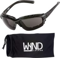 🕶️ wynd blocker extreme sports wrap sunglasses - ideal motorcycle riding glasses logo