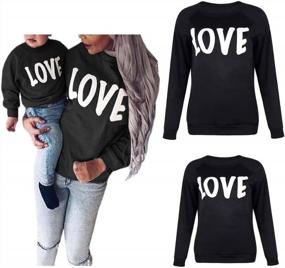 img 4 attached to Pullover Matching Sweatshirt T Shirt Clothes Apparel & Accessories Baby Girls ~ Clothing