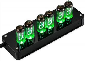 img 4 attached to Vintage VFD Tube Acrylic Old School Vacuum Tube Alarm Clock With Remote - Douk Audio Finished Nice Gifts