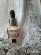 img 2 attached to Catrice HD Liquid Coverage Foundation: High & Natural Coverage, Vegan & Cruelty-Free (010 Light Beige) review by Aneta Stpie ᠌