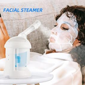 img 3 attached to Revitalize Your Skin With The LIARTY Facial Steamer And Bonus Skin Kit - Perfect For At-Home And Salon Use!