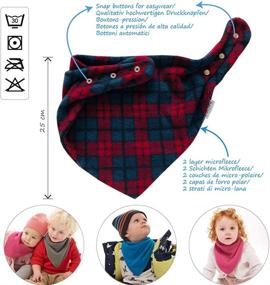img 1 attached to 🧣 Girls' Toddler Fleece Winter Scarf: Fashionable and Cozy Accessories