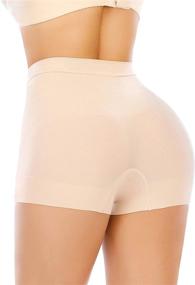 img 3 attached to Seamless Shaping Boyshorts Shapewear Underwear Women's Clothing - Lingerie, Sleep & Lounge