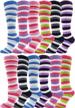 cosy up this winter with our non-skid fuzzy socks: 12-pack for women and girls logo