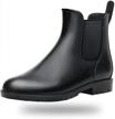 waterproof women's garden ankle rain boots - anti-slip chelsea booties by babaka logo