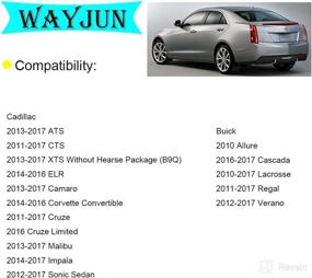 img 1 attached to 🔐 WayJun Trunk Lid Latch: Replacement for ATS, CTS, XTS, Camaro, Malibu, Cruze, Regal, Verano, Sonic, Impala - 13501988