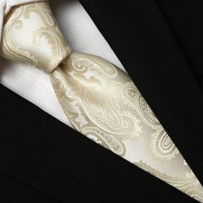 img 2 attached to 👔 KissTies Paisley Magnetic Wedding Neckties: Optimal Men's Accessories for Ties, Cummerbunds & Pocket Squares