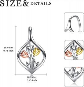 img 2 attached to Stylish And Elegant WINNICACA Sterling Silver Leverback Earrings For Women
