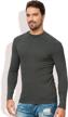 xshing mens long sleeve turtleneck t shirts stretchy slim fit athletic warm sweater logo
