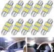 upgrade your car interior with ciihon's super bright led festoon bulbs - 10 pack set logo