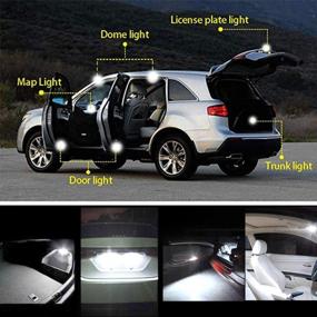 img 1 attached to Upgrade Your Car Interior With CIIHON'S Super Bright LED Festoon Bulbs - 10 Pack Set