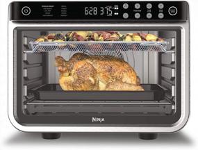 img 4 attached to Ninja Foodi DT201 10-In-1 XL Pro Air Fry Digital Countertop Convection Toaster Oven With Dehydrate And Reheat, 1800 Watts, Stainless Steel Finish