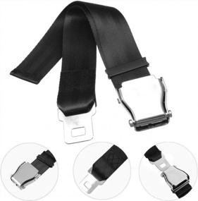 img 3 attached to Flexible Aircraft Seat Belt Extension For A Relaxed Flight Experience, Compatible With Airlines (Excluding Southwest Airlines)